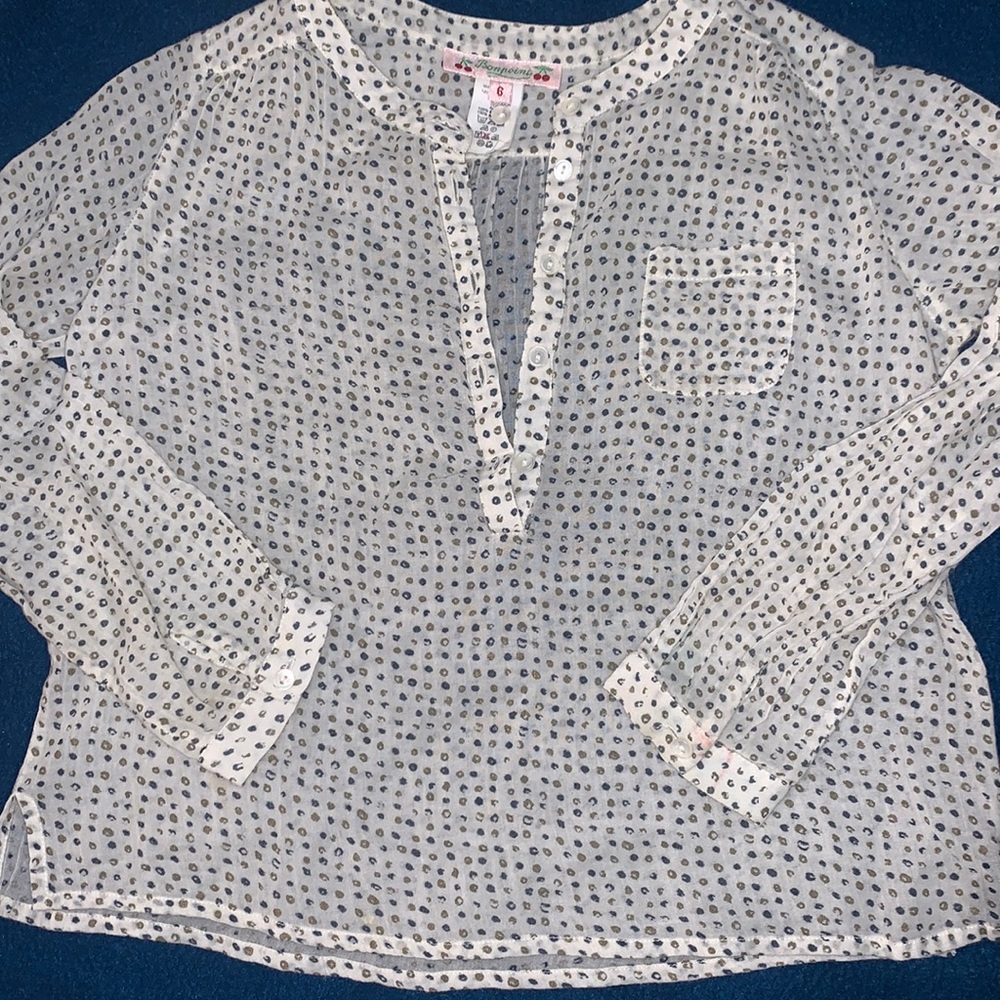 Bonpoint Girl’s Long Sleeve Blouse